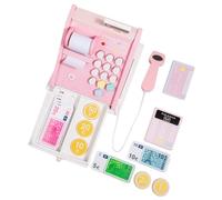 LRXIYODE 1Set Educativo Registratore Cassa per Completo Ruolo con Funzioni Interattive e Design Realistico per Stimolare e