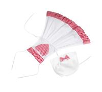 LRXIYODE 1set Fotografico Ragazzo Ragazza Costume Chef Con Grembiule e Cappello Accessori Per Foto Unici Per Outfit Creativo e Confortevole Per Ragazzo Ragazza Per Servizi Fotografici