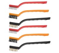 LRXIYODE 2 Impostati Spazzole per Pulizia Fornelli Gas con Setole in Acciaio Inossidabile Ottone e Nylon Spazzoline Rigide per Fessure e Grasso Strumento Compatto per Cucina e Aspiratore