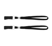 LRXIYODE 2 Pezzi Cinturino Protezione Anti-caduta per Bastone da Polso Nero in Nylon Compatibile Cani da Trekking Anziani Escursioni e Hiking