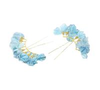 LRXIYODE 2 pezzi Fermagli per Capelli Donna Vintage in Stile Cinese con Perle Forcine Forma U Leggere per Acconciature Eleganti da Sposa e Cerimonia