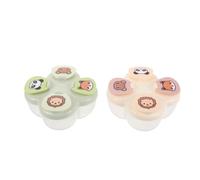 LRXIYODE 2 Pezzi Shower Candy Dispenser Per Latte In Polvere Dispenser Per Latte In Polvere Per Alimenti Contenitore Da Viaggio