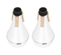 LRXIYODE 2 Pezzi Sordina per Tromba in Abs Leggera per Pratica Silenziosa Casa Riduce Rumore Facile da Installare Compatta e Adatta Principianti e Professionisti Finitura Contemporanea