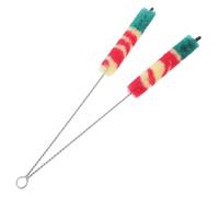LRXIYODE 2 Pezzi Spazzola Per La Pulizia Del Piccolo Ottavino e Flauto, Accessorio Leggero Setole Flessibili Per Strumento Musicale, Kit Per La Manutenzione e Cura Degli Strumenti a Fiato