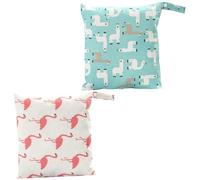 LRXIYODE 2 Sacchetti Pannolini per Impermeabili Riutilizzabili Organizzatrice per Pannolini Asciutti e Bagnati Colori per Cambio e Conservazione Pratici e