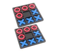 LRXIYODE 2 set Gioco da Tavolo Toe Interattivo per Scacchi in Plastica Gioco Educativo per Ragazzi e Ragazze Favorisce Creatività e Pensiero Critico