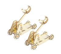 LRXIYODE 2 Set Kit Catapulta in Legno DIY Trebuchet Stem per Esperimenti Scientifici Gioco Educativo di e Ingegneria Progetto Didattico Storico e