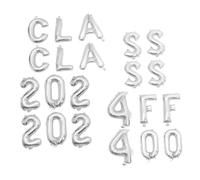 LRXIYODE 2 Set Palloncini Decorativi Class Of per e Scenografia Addobbi Interni ed Esterni per Aula e Evento Celebrativo