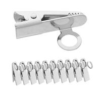 LRXIYODE 20 Pezzi Clip Microfono Lavalier in Ferro per Cravatte e Colletto Supporto Mic Regolabile Leggero e Portatile per Interviste Presentazioni e Riunioni