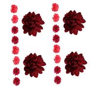 LRXIYODE 20 Pezzi Hanfu Flower Hair Clips Lightweight Handcrafted Floral Hairpins For Traditional Chinese Costume Elegant Masquerade Festival Hair Accessories