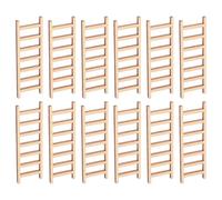 LRXIYODE 20 Pezzi Scale in Legno per Mini Case Ornamenti per Decorazione Tavolo e Layout Paesaggi in Miniatura Accessori per Fotografia e Micro Decorativi