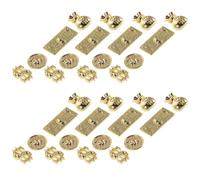 LRXIYODE 200 Pezzi Assorted Metal Nail Charms Set Multi-shape Money Bag Coin Purse Flatback Fingernail Accessories For DIY Nail Art Salon Festival Decoration