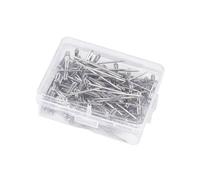 LRXIYODE 200 Pezzi Spilli a T in Acciaio Inossidabile con Scatola di Plastica, per Mantenere la Parrucca in Posizione, Facili da Inserire e Rimuovere, per Artigiani e Addetti al Cucito