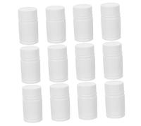 LRXIYODE 24 Bottiglie Hdpe per Medicinali con Tappi Sigillati Contenitori Protettivi Portatili per Pillole Organizer Compatti per Viaggio e Conservazione Medicine