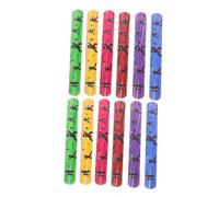 LRXIYODE 24 pezzi Braccialetti Ninja Slap Colorati per Giochi Coordinazione Mano-occhio Bomboniere Halloween Gadget Festa Ragazzo Ragazza Ragazza