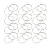 LRXIYODE 24pezzi Corde per Chitarra Classica in Nylon Estremità di Fissaggio Trasparente per Chitarra Acustica Corde di Ricambio Lisce e Silenziose per Pratica e Riparazione
