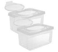 LRXIYODE 2pezzi Dispenser Per Salviette Ergonomico Contenitore Per Salviette Per e Camera Per Umidificate Per e Piccoli Oggetti