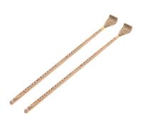 LRXIYODE 2pezzi Grattaschiena in Legno Forma Di Ala Di Pollo Manico Per Massaggio e Sollievo Prurito Schiena Adatto Tutte Le Età e Regalo