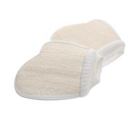 LRXIYODE 2pezzi Guanto di Luffa Naturale per Pulizia Corpo Guanto da Bagno Esfoliante per Doccia e Sauna Facile da Indossare e Pulire