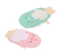 LRXIYODE 2pezzi Guanto Esfoliante Per Guanto Scrub Doppia Faccia Esfoliante Per Doccia Rimuove Delicatamente Cellule Morte Della Accessori Per Bagno Doccia