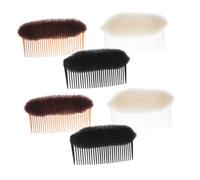 LRXIYODE 3 Pezzi Pettini per Volume Capelli Donna Grandi Colorati Strumento Base per Acconciature Soffici e Altezza Capillare Accessorio Leggero e Portatile per Uso Quotidiano