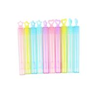 LRXIYODE 30 Bacchette Vuote Colorate Mini Contenitori per Sapone per Feste Compleanno Matrimonio Tubi Forma Cuore e senza Liquido Facile da Trasportare Colore Casuale Colore Casuale