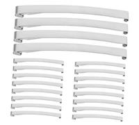 LRXIYODE 30 Pezzi Clip Metallo Fermagli Francesi Antiscivolo per Ragazze Accessori DIY per Acconciature Creative e Laboratori Artigianali
