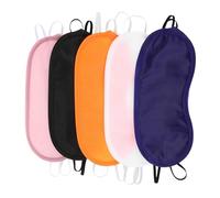 LRXIYODE 30 pezzi Maschere Occhi Dormire Usa e Getta in Poliestere Morbido Copri Occhi Oscuranti con Elastico Unisex per Viaggi Pisolini Hotel e Notti Silenziose