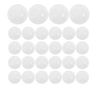 LRXIYODE 30 Pezzi Palline Sonaglio Bianche Sicure per Inserti Rumorosi per Giocattoli e Peluche Accessori per Riparazione e Fai da Te Suono Morbido per Sviluppo Uditivo Ragazzo Ragazza