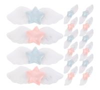LRXIYODE 30pezzi Fermagli per Capelli Stella per Donne Forcine Decorative Forma di Stella Fermagli per Capelli Piume Decorativi per Feste e Uscite Informali