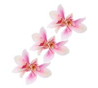 LRXIYODE 3pezzi Fermagli Per Floreali Artificiale Da Clip Con Cymbidium Realistiche Per Matrimonio e Vacanze Al Mare Accessori Per Da Sposa e Occasioni Speciali