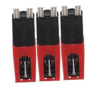 LRXIYODE 3pezzi Puntine Per Giradischi Vintage Sostituzione Della Puntina Del Giradischi Con Asta e Punta in Alluminio Accessori Per Con Stilo in Ceramica Piezoelettrica