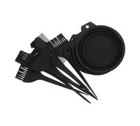 LRXIYODE 3sets Ciotole e Pennelli per Tintura Capelli Kit di Strumenti Pieghevoli per Miscelare e Applicare Colori Pettine per Sezioni Precise per Uso Domestico e Salone