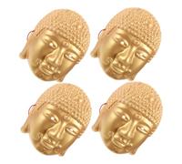 LRXIYODE 4 pezzi Maschere Buddha per Maschere Volto Buddista Realistiche per Cosplay e Spettacoli Teatrali Accessori per Feste Carnevale e Cultura Buddhista Leggere e Confortevoli