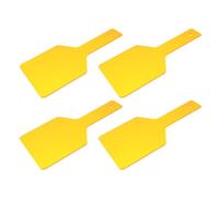 LRXIYODE 4 Pezzi Piastra Parasole Portatile Dentale in Plastica Gialla per | Riduce Riflessi e Luce della Lampada, Favorisce la Chiarezza Visiva, Supporta Adesivi