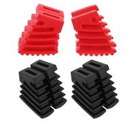 LRXIYODE 4 Pezzi Piedini per Supporto Batteria Gommini Antiscivolo in Plastica Resistente per Rack e Asta Piatto Ammortizzatori Vibrazioni per Strumenti Percussione Compatibili con Vari