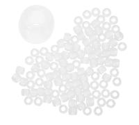 LRXIYODE 4borse Perline Acriliche Colorate Per Braccialetti Sacchetti Di Perline Uv Notturne Facili Da Infilare Per Creazioni Artigianali e Collane Vari