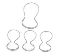 LRXIYODE 4pezzi Plettri Regolabili Metallo Per Chitarra e Banjo Accessori Per Dito e Picks Ergonomici Per Tecniche Di Strumming e Fingerpicking
