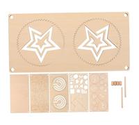 LRXIYODE 5 Pezzi Wooden Maze Puzzle Board for Multifunctional Montessori Stencil Kit for Fine Motor Skills Hand-Eye Coordination And Early Learning Creativity