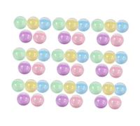 LRXIYODE 50 pezzi Capsule Vuote Rotonde Macaron per Distributori Automatici e Giochi Contenitori Traslucidi Colorati per Attività DIY e Ricariche Giocattoli