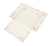LRXIYODE 50 Pezzi Carta da Stampa A4 Carta da Lettere Bordo Floreale Cuore Stile Romantico e Creativo per Feste di Fidanzamento e Compleanni