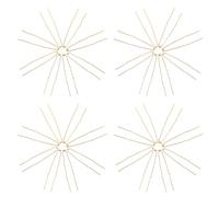 LRXIYODE 50 Pezzi Forcine U in Metallo per Capelli Fermagli Ondulati per Chignon Accessori Eleganti per Acconciature Sposa e Donna Fermagli Leggeri Oro