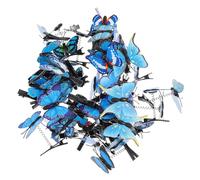LRXIYODE 50 Pezzi Mollette per Chioma a Forma di Farfalla in Pvc Colorate da 4,5cm Clip a Molla per Party e Uso Quotidiano Femminile e Bambina