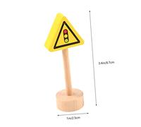 LRXIYODE 50 Pezzi Segnale Stradale Giocattolo in Legno Didattico per Ragazzo Ragazza Conoscere Segnali Stradali Giocattolo Segnale Stradale