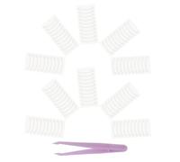 LRXIYODE 500 Pezzi Strisce Nasali Autoadesive Traspiranti per Modellare Naso Nasal Tape Morbido ed Elastico con Pinzette Cerotti per Rimpicciolire i Lati Nasali e Contouring Uso Quotidiano