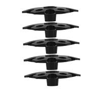 LRXIYODE 5pezzi Accessori Per Bastoncini Da Trekking Punta Antiscivolo Per Alpinismo e Escursionismo Stabilità Resistenza Al Per Campeggio e Attività Outdoor