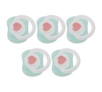 LRXIYODE 5pezzi Mini Ciondoli Ciuci in Resina Lucida per Decorazioni Creative DIY Accessori Leggeri per Custodie Telefoniche Fermagli e Artigianato
