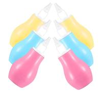 LRXIYODE 6 Aspiratore Nasale Manuale per Pulizia Morbida del Nasale Design Smontabile Facile Lavare e Pratico per Quotidiana del Naso