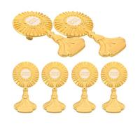 LRXIYODE 6 Da Bavero Con Crocifisso, Spilla Cristiana Per La, Distintivo Per, Decorazione Per Religiosi Cattolici, Maglioni E Cappotti, Colore: