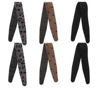 LRXIYODE 6 Pezzi Fasce Capelli Donna Larghe Leggere e Regolabili con Chiusura Hook Loop Fasce Anticrespo in Traspirante con Fantasie Cuori Pois e Animalier per Party Scuola e Uso Quotidiano